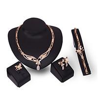 Latest Ladies Fashion Euramerican Exaggeration Jewelry Set / Necklace / Ring / Earrings / Bracelet