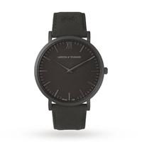 larsson jennings unisex lugano 40mm black stripe watch