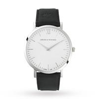 Larsson & Jennings Unisex Lugano 40mm Black Stripe Watch