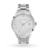 larsson jennings saxon 39mm mechanical unisex silver watch