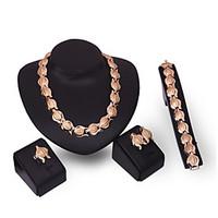 latest ladies fashion euramerican exaggeration jewelry set necklace ri ...