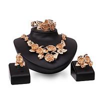 Latest Ladies Fashion Euramerican Exaggeration Jewelry Set / Necklace / Ring / Earrings / Bracelet