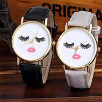 Ladies Fashion Quartz Watch Women Face Leather Casual Dress Women\'s Watch Reloje Mujer Montre Femme