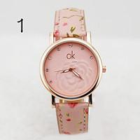 Ladies\' OK Literal Roses Fashion watches Cool Watches Unique Watches
