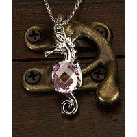 Large Jewel Sea Horse Necklace