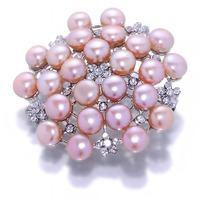 lappl de lumire pink pearl brooch and pendant