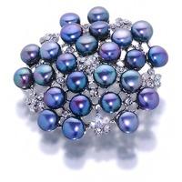 lappl de lumire black pearl brooch and pendant