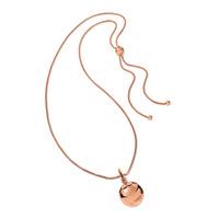 LADY BUBBLE ROSE GOLD PEARL DROP NECKLACE