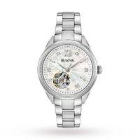 Ladies Bulova Automatic Diamond Watch 96P181