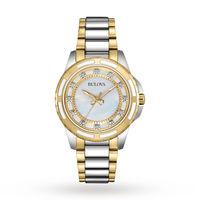 ladies bulova diamond gallery diamond watch 98s140