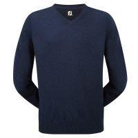 Lambswool v Neck Sweater Navy