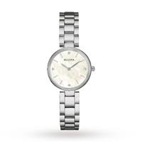 ladies bulova diamond gallery watch 96s159