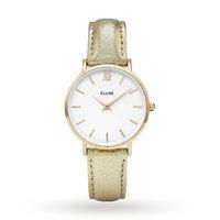 ladies cluse minuit gold watch cl30036