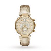 ladies michael kors sawyer chronograph watch mk2444