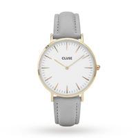 ladies cluse la boheme leather watch cl18414