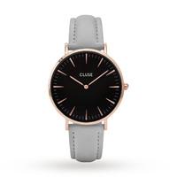 ladies cluse la boheme leather watch cl18018