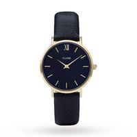 Ladies Cluse Minuit Leather Watch CL30014