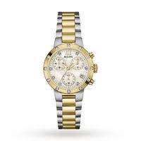 Ladies Bulova Diamond Gallery Chronograph Diamond Watch 98R209