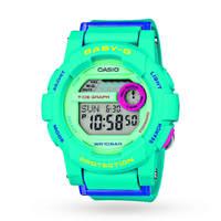 ladies casio baby g alarm chronograph watch bgd 180fb 2er