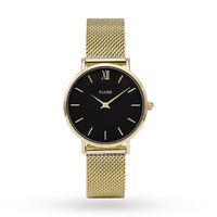 ladies cluse minuit mesh watch cl30012