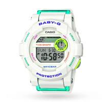 ladies casio baby g alarm chronograph watch bgd 180fb 7er