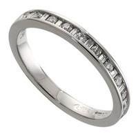 ladies platinum 025 carat diamond wedding ring