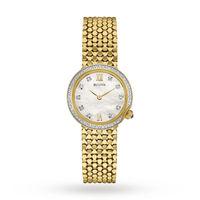 ladies bulova diamond gallery diamond watch 98w218