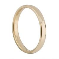 Ladies\' 18ct gold 2.5mm classic court wedding ring