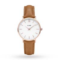 Ladies Cluse Minuit Rose Gold Watch CL30021
