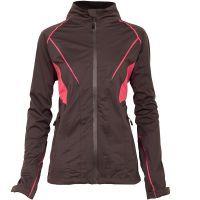 ladies hush waterproof jacket charcoal