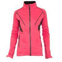 ladies hush waterproof jacket cerise