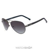 Lacoste Gunmetal PVD L163S Sunglasses L163S-035