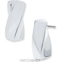 Ladies Anne Klein Silver Plated Metal Twist Earrings 60447299-G03