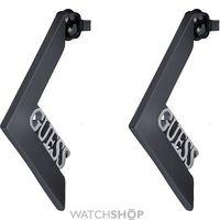 Ladies Guess Black Ion-plated Steel Triometric Earrings UBE82080