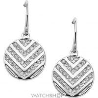 Ladies Fossil Silver Plated Vintage Glitz Earrings JF02668040