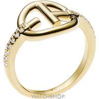 Ladies Emporio Armani Sterling Silver Size M.5 Ring EG3199710505