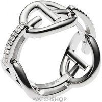 Ladies Emporio Armani Sterling Silver Size P Ring EG3198040508