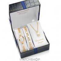 Ladies Sekonda Classique Necklace Bracelet Gift Set Diamond Watch 4131G