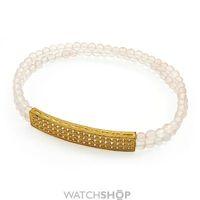 ladies shimla pvd gold plated elastic bracelet sh 197