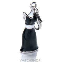 Ladies Royal London Sterling Silver Black Dress Charm RLSC0074