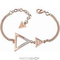 Ladies Guess Rose Gold Plated Iconic 3Angles Bracelet UBB83065-L