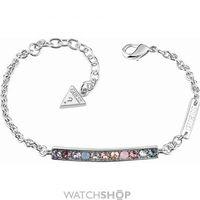 ladies guess rhodium plated miami bracelet ubb83032 l