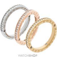 Ladies Michael Kors Multi colour gold Size P Iconic Ring MKJ6388998508
