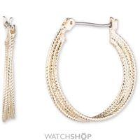 Ladies Nine West Gold Plated Heavy Metal Earrings 60441564-887