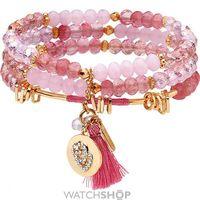 Ladies Lonna And Lilly Gold Plated Set of 3 Stretch Bracelets 60451926-D99