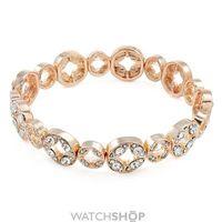 Ladies Anne Klein PVD rose plating Pave Crystal Stretch Bracelet 60449901-9DH
