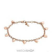 Ladies Fossil Rose Gold Plated Bracelet JF02431791