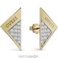 Ladies Guess Gold Plated Revers Earrings UBE83085