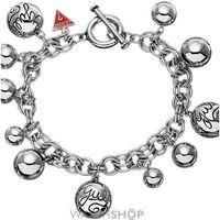 Ladies Guess Rhodium Plated Baubles Bracelet UBB80812