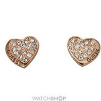 Ladies Guess Rose Gold Plated Desert Beauty Earrings UBE11412